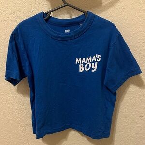 3/15$ Mama's Boy Blue Kids T-Shirt